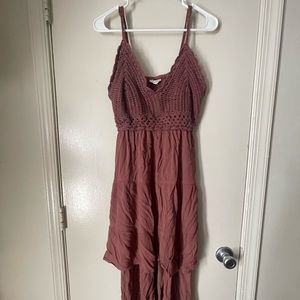 High low dress; Size 1X; Indulge; Brown